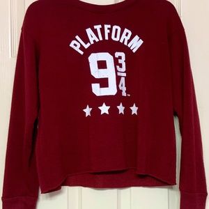 Harry Potter Platform 9 3/4 Cropped Crewneck